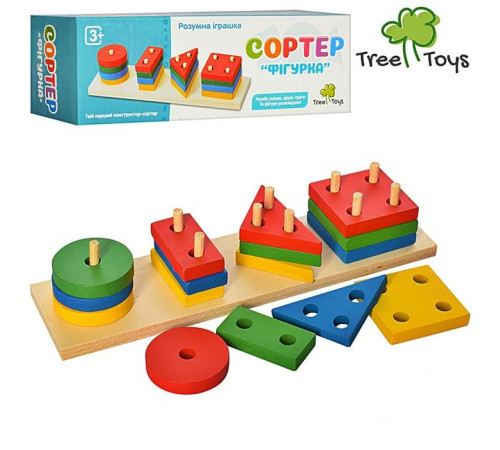 Деревянная игрушка Геометрика (MD0715)